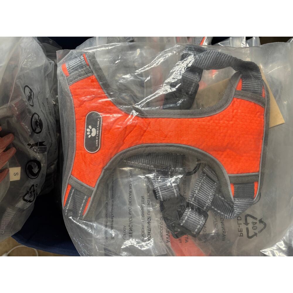 Medium dog harness - orange